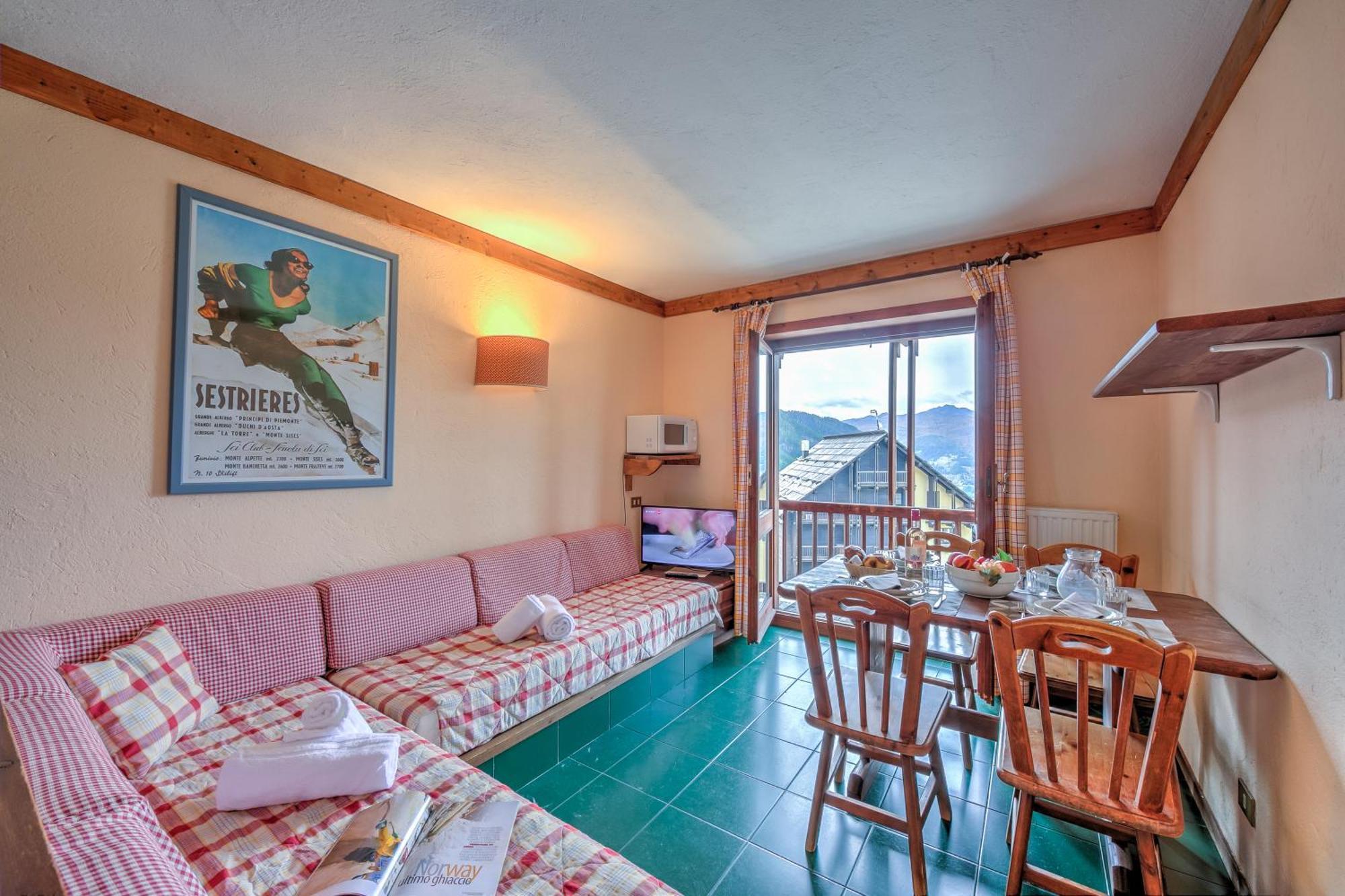 Grange Hike & Ski Sestriere Apartments - Happy Rentals Chambre photo
